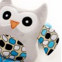 Attīstošā rotaļlieta ar pīkstuli OWL blue OB02-Rotaļlietas-bebis.lv