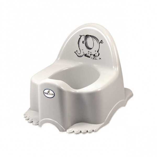 Горшок ECO ELEPHANT grey Tega Baby SL-001-туалет ребёнка-bebis.lv