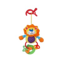 Plīša rotaļlieta ar klipsi LION BabyMix 14316
