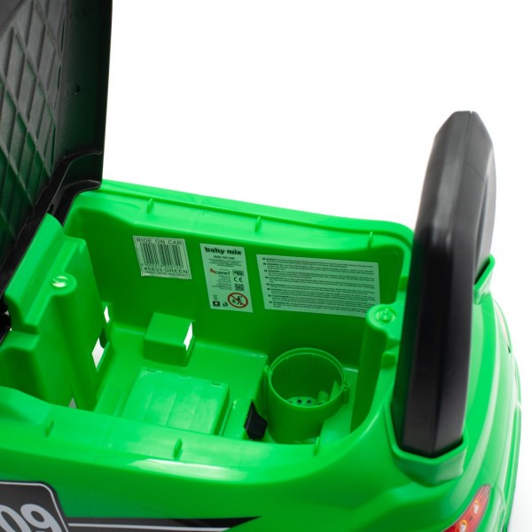 Машинка-толкалка RACER green 45833-Детский электротранспорт-bebis.lv