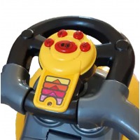 Stumjamā mašīna "3in1" MEGA CAR yellow 45840