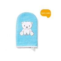 Бамбуковая перчатка для мытья BabyOno 347/02 blue