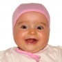 чепчик для новорожденного  трикотажный Ty i My (только розового цвета)-Детская одежда-bebis.lv