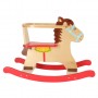 Лошадка-качалка деревянная KX4885-Детский электротранспорт-bebis.lv