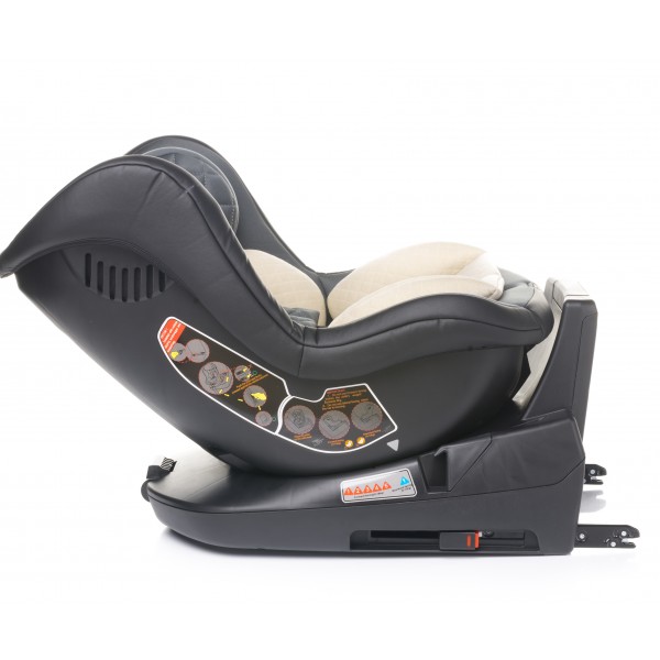 Autosēdeklis ROLL-FIX dark turkus 0-18kg 4BABY-Autosēdekļi bērniem-bebis.lv