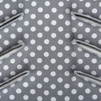 Ieliktnis ratiņiem N1 silver-grey spots Womar PWF-016