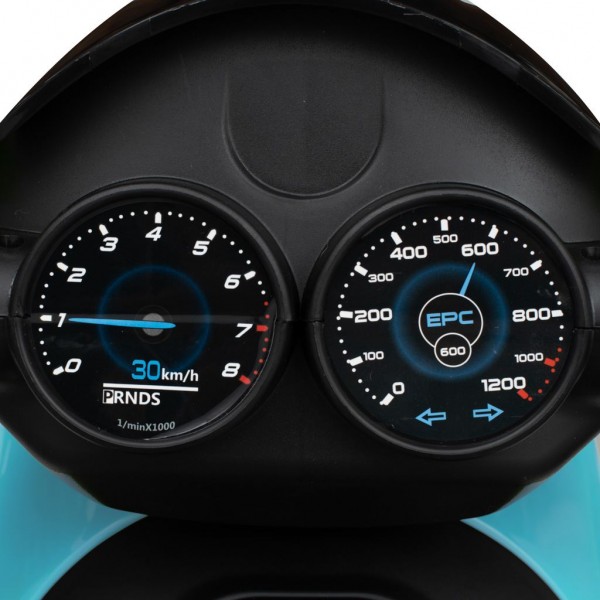 Baby Mix POLICE elektriskais motocikls, zils--bebis.lv