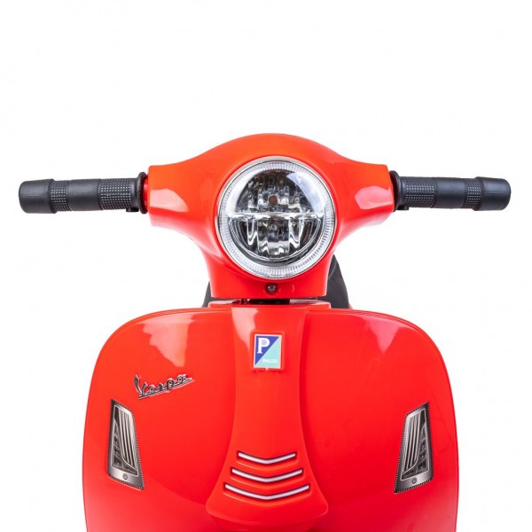 Baby Mix elektriskais motocikls Vespa sarkans--bebis.lv