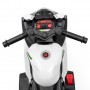 Детский электромотоцикл Baby Mix Supersport белого цвета--bebis.lv