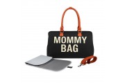Māmiņas soma melna MOMMY BAG
