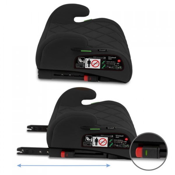 Sēdeklis-būsteris REMO greyIsofix-Autokrēsliņi bērniem-bebis.lv