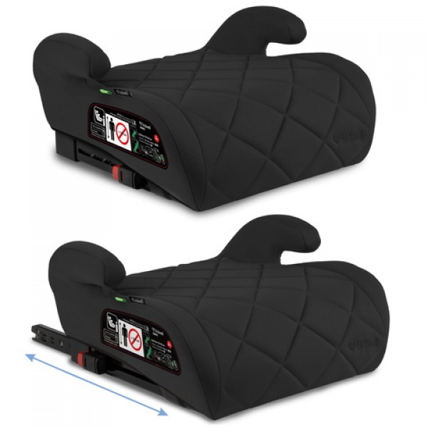 Sēdeklis-būsteris REMO greyIsofix-Autokrēsliņi bērniem-bebis.lv