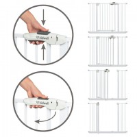 Защитные ворота GUARDA white (75-104 см)