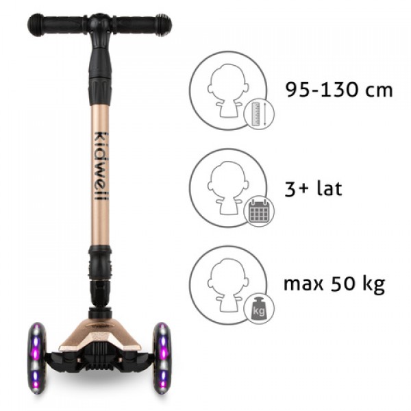 Самокат VENTO GOLD Kidwell-Детский электротранспорт-bebis.lv