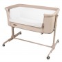 NALI beige 2-in-1 folding crib: side or separate-Bērnu mēbeles-bebis.lv