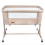 NALI beige 2-in-1 folding crib: side or separate-Bērnu mēbeles-bebis.lv