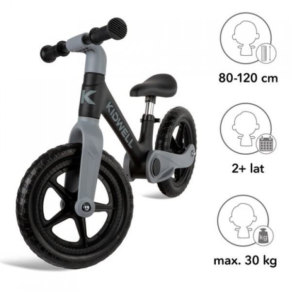 Salokamais balansa ritenis FLEX black-Bērnu transportlīdzekļi-bebis.lv