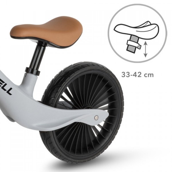 Беговел NIX grey/brown Kidwell-Детский электротранспорт-bebis.lv