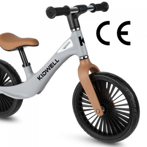 Беговел NIX grey/brown Kidwell-Детский электротранспорт-bebis.lv