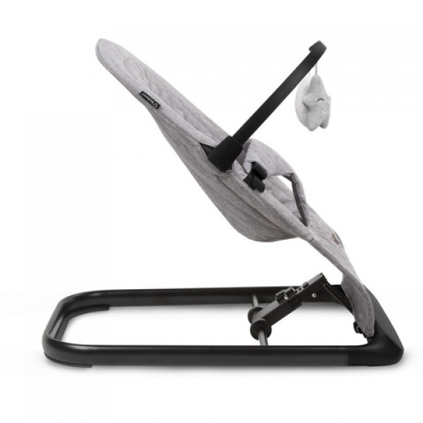 Šūpuļkrēsliņš Kidwell LARO Full grey/black-Bērnu mēbeles-bebis.lv
