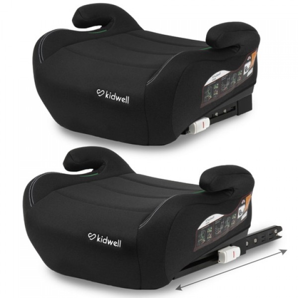 Sēdeklis-būsteris Kidwell OVAN black-Autokrēsliņi bērniem-bebis.lv