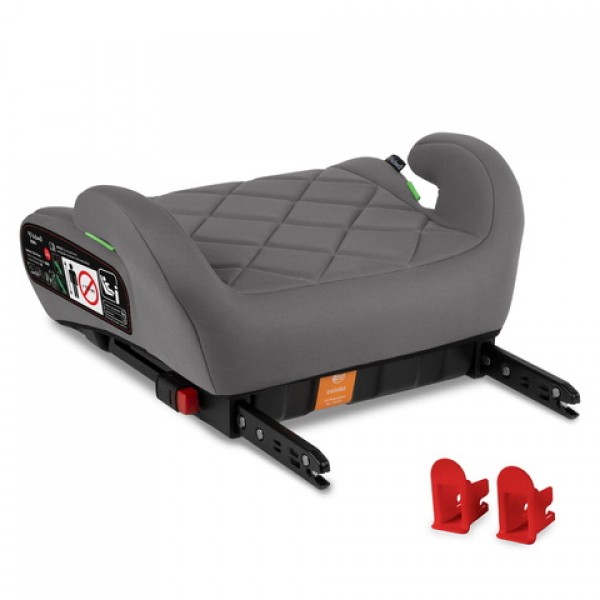Sēdeklis-būsteris REMO greyIsofix-Autokrēsliņi bērniem-bebis.lv