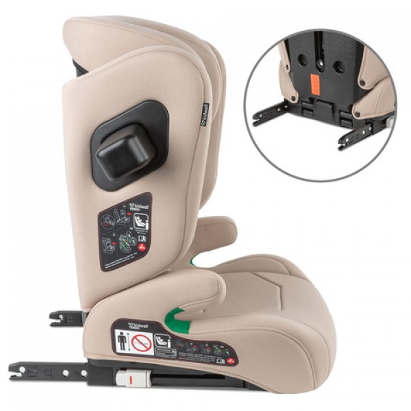 Autosēdeklis Kidwell WESTON black 100-150 cm-Autosēdekļi bērniem-bebis.lv