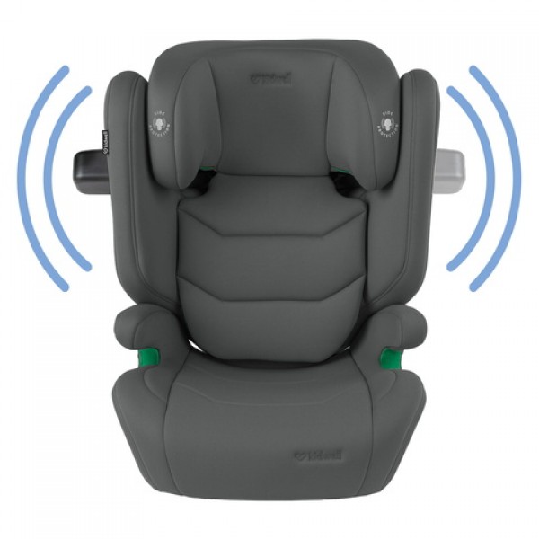 Autosēdeklis TENDO grey 100-150 cm-Autokrēsliņi bērniem-bebis.lv