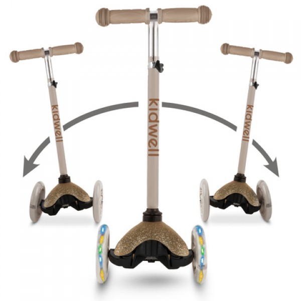 Skrejritenis UNO GLITTER GOLD-Bērnu transportlīdzekļi-bebis.lv