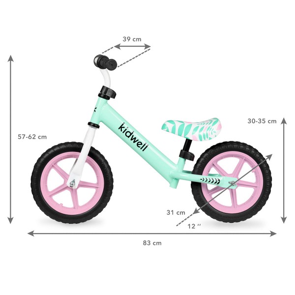 REBEL Mint balance bike--bebis.lv