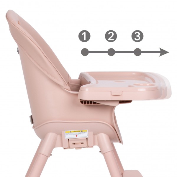 EATAN Pink High chair--bebis.lv