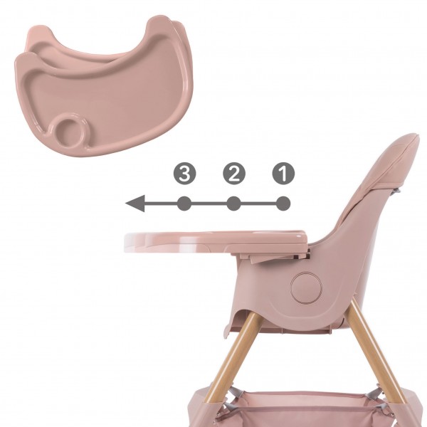 Karimi Pink High chair--bebis.lv