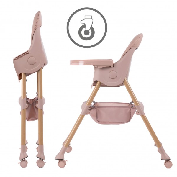 Karimi Pink High chair--bebis.lv