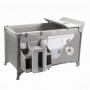 Travel cot with accessories BLISSY Gray--bebis.lv