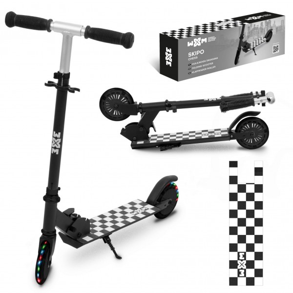 120mm SKIPO Chess folding scooter--bebis.lv