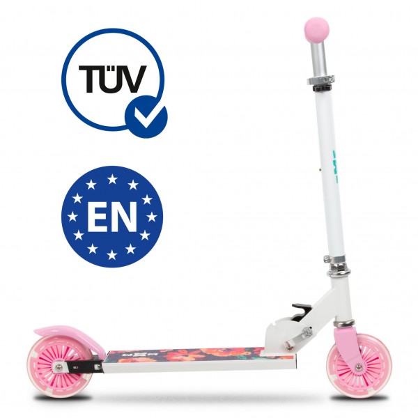 120mm SKIPO Floral folding scooter--bebis.lv