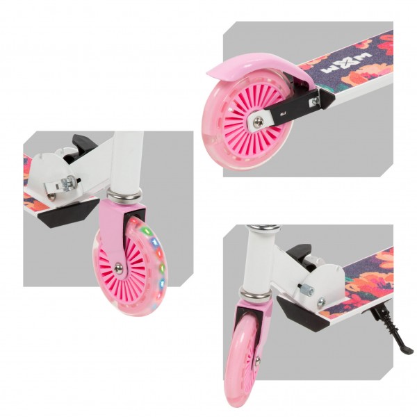 120mm SKIPO Floral folding scooter--bebis.lv