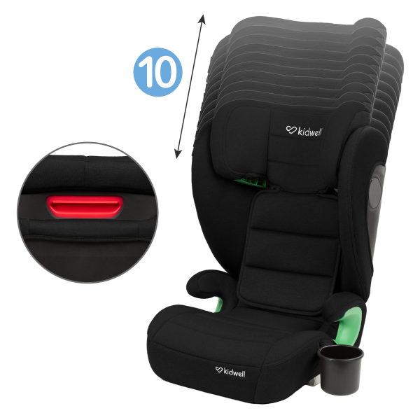 Weston Black Car seat--bebis.lv