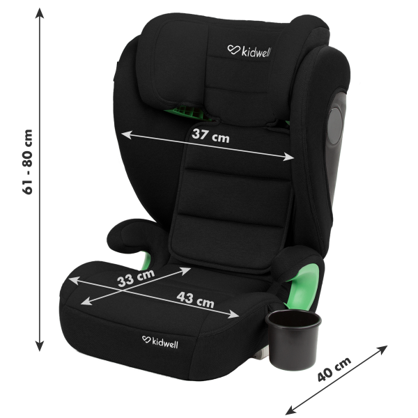 Weston Black Car seat--bebis.lv