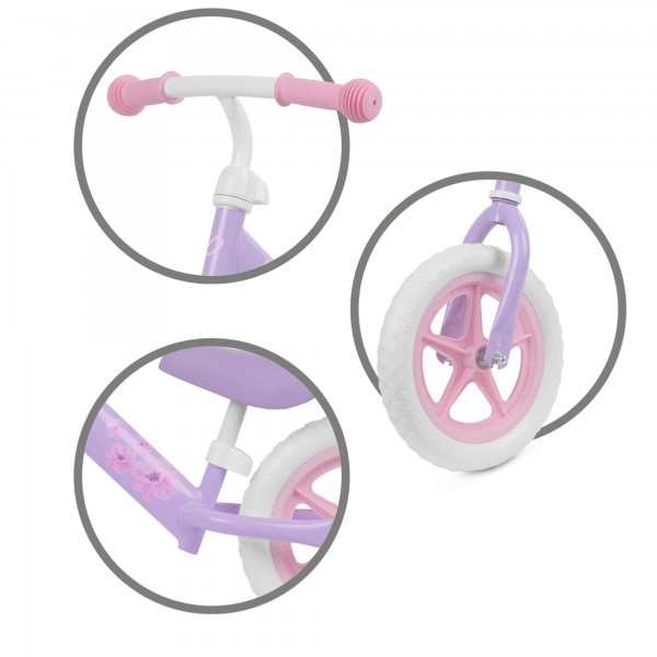 REBEL Violet balance bike--bebis.lv