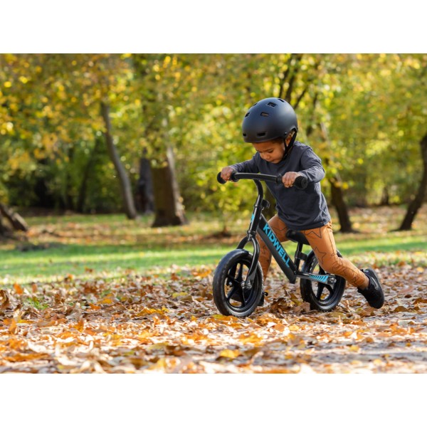 REBEL Black balance bike--bebis.lv
