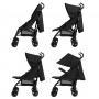 QUGAR BLACK stroller--bebis.lv