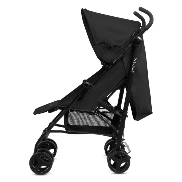 QUGAR BLACK stroller--bebis.lv