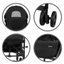 QUGAR BLACK stroller--bebis.lv