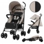 QUGAR BEIGE/BLACK stroller--bebis.lv