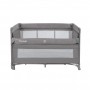BLISSY Lift Gray two-level travel cot--bebis.lv