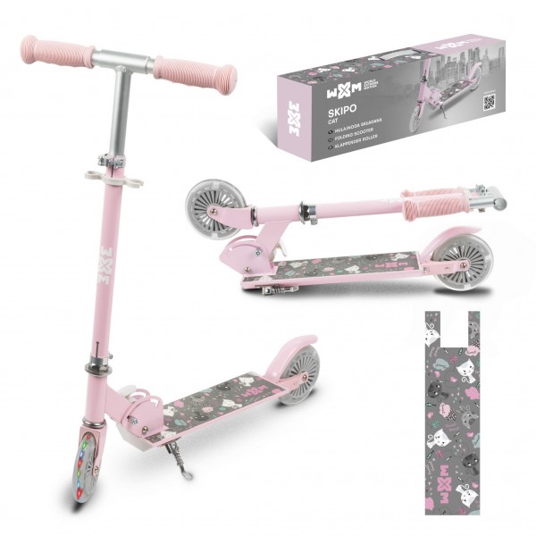 120 mm SKIPO Cat folding scooter--bebis.lv