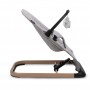 LARO Full Grey/Wooden baby bouncer--bebis.lv