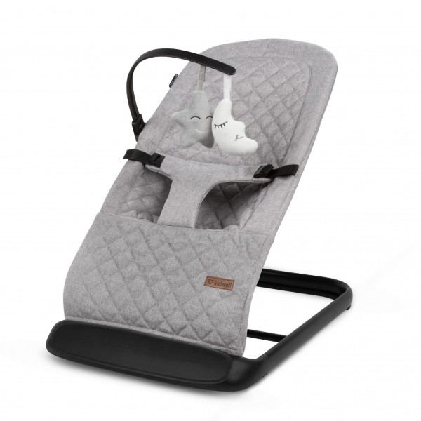 LARO Full Grey/Black baby bouncer--bebis.lv
