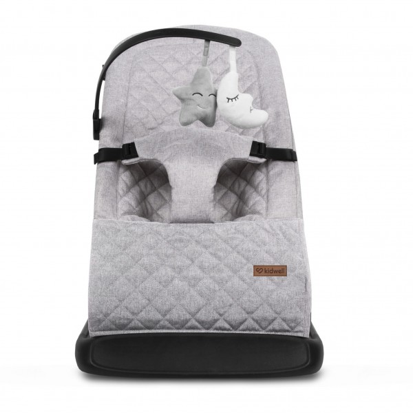 LARO Full Grey/Black baby bouncer--bebis.lv